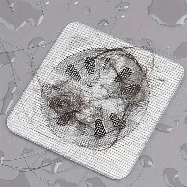 20Pack Disposable Shower Drain Hair Catcher, Drain Hair Catcher Waterproof Mesh Stickers for Bathroom Accessories