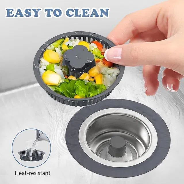 3-in-1 Sink Drain Strainer Secondary image