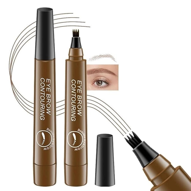Waterproof Microblading Eyebrow Pencil with a Micro Fork Tip Applicator Pack of 2 Main image