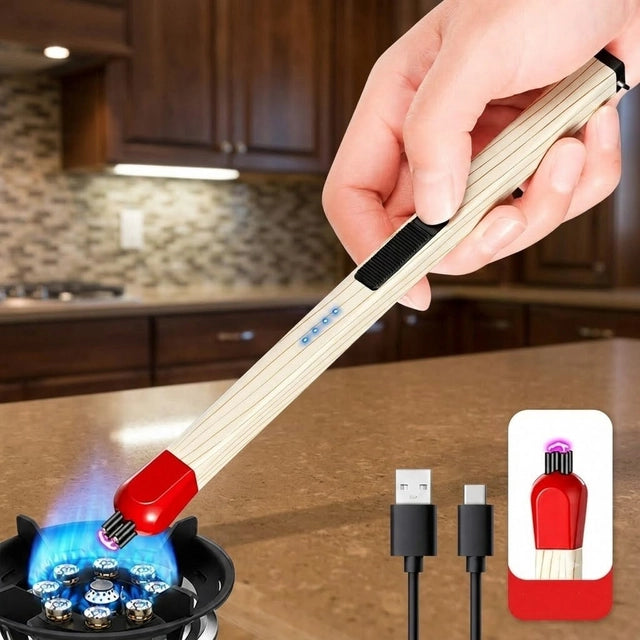 Electric Matchstick Lighter – Rechargeable USB Type-C (Pack of 1) Main image