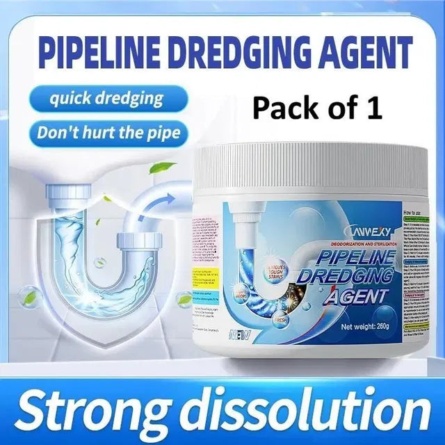 Powerful Pipe Dredging Agent for Kitchen and Toilet Pipelines 260 gm (Pack of 1) Main image
