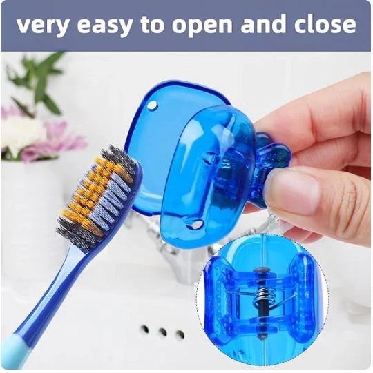 Protector for Bathroom Home Travel Toothbrush Case (Pack of 4) Secondary image