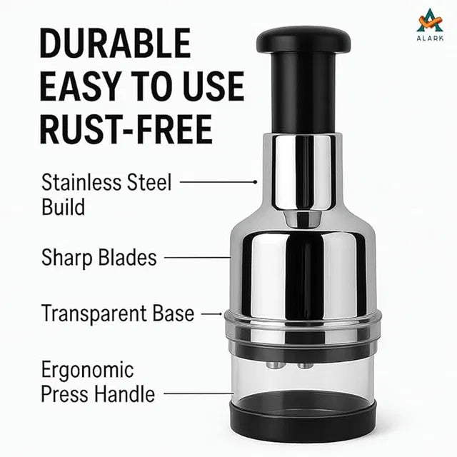 Vegetable Chopper and Slicer-Manual Mini Hand Chopper Secondary image