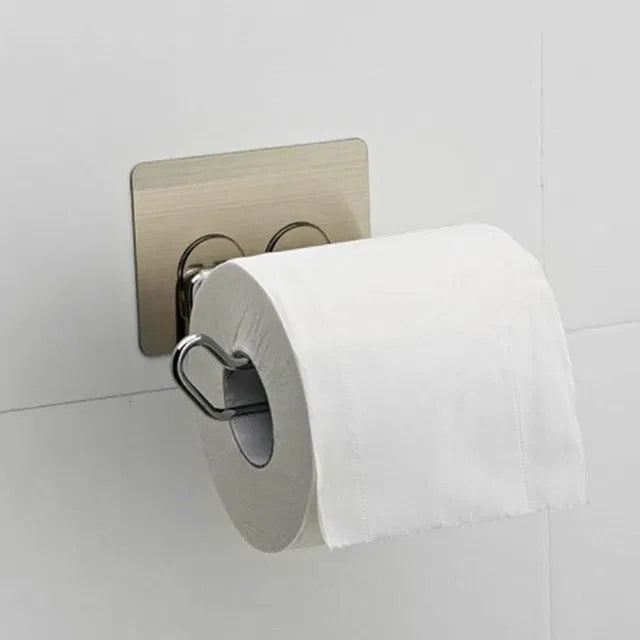Stailess Steel Wall Mount Self Adhesive Toilet Paper Holder Secondary image