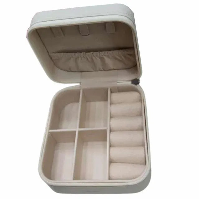 Rectangle Peach Leather Jewellery Box, For Gifting Main image