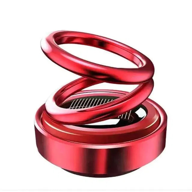 Metallic Double Spring Solar Perfume! Enjoy fresh scent and style with the Solar Rotating Dashboard Main image