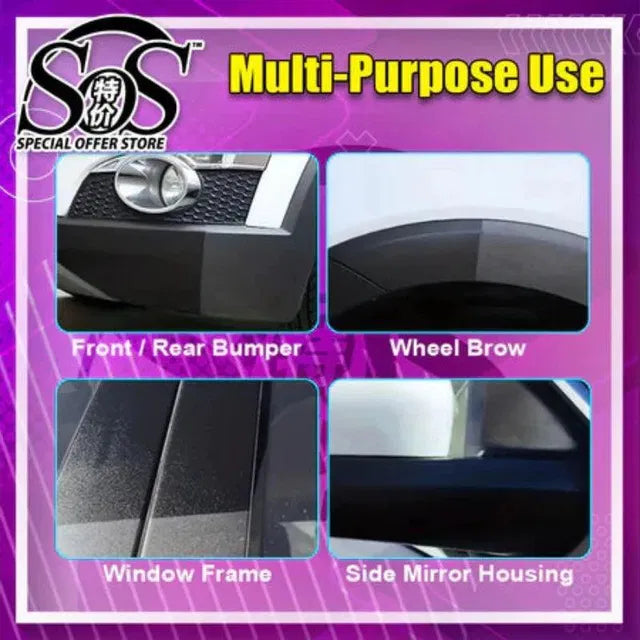 Trim & Plastic Restorer Black Paint 50 gm (Pack of 1) Secondary image