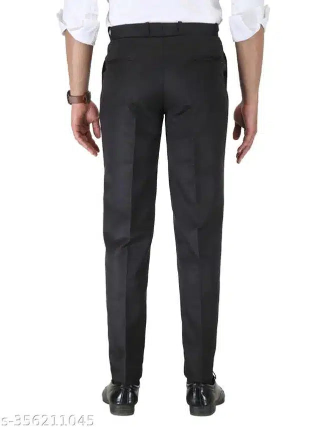 Cotton Trouser for Men (Black, 28) Secondary image
