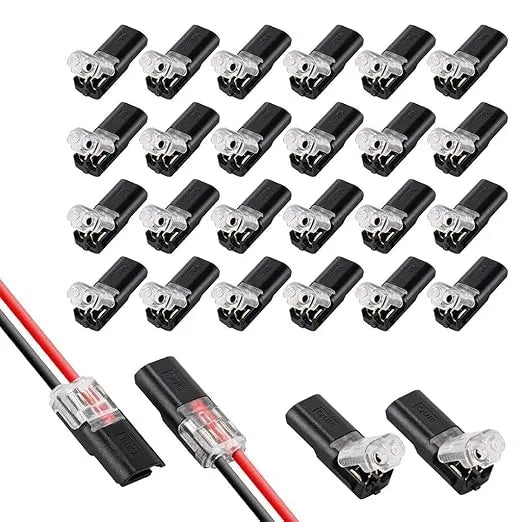 Fast-Fit 2-Pin Double-Wire Plug-in Connectors (Pack of 6) Main image