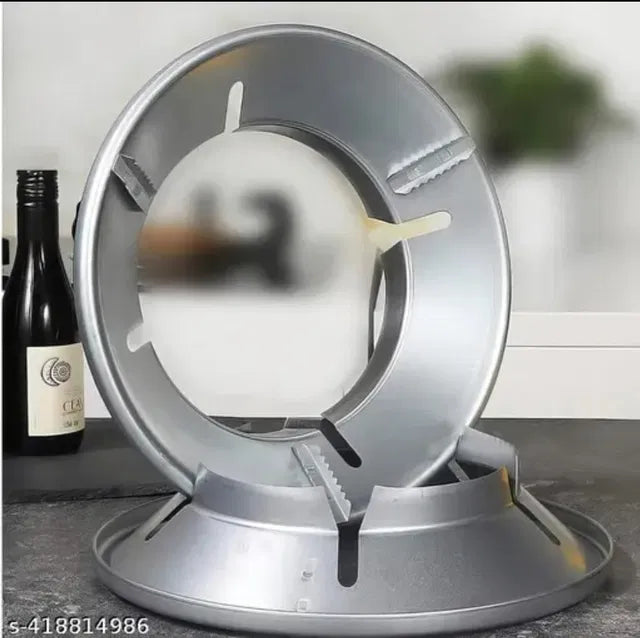 2 Pcs Gas Saver Burner Stand Gather Fire Wok Support Ring For Gas Stove Main image