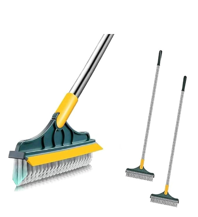 2in1 Floor Scrub Cleaning Brush Wiper Main image