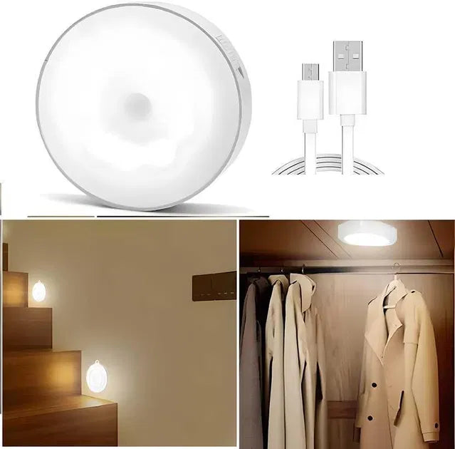 Motion Sensor Light for Home with USB Charging Wireless LED Night Light ( Pack of 2) Main image