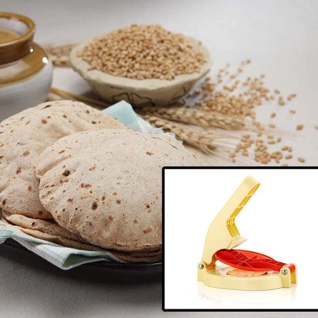 EARLYWOOD Plastic Puri Press Maker with Handle for Kitchen Secondary image