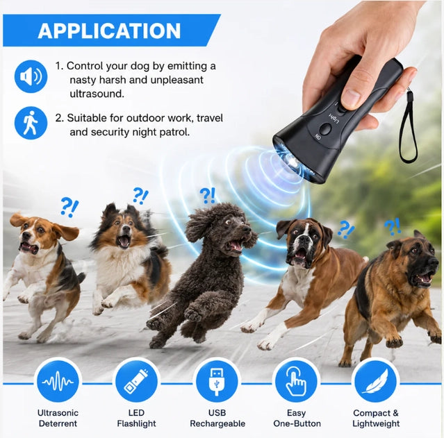 Ultrasonic Dog Chaser,Stop Animals Attacks Aggression (Pack of 1) Secondary image