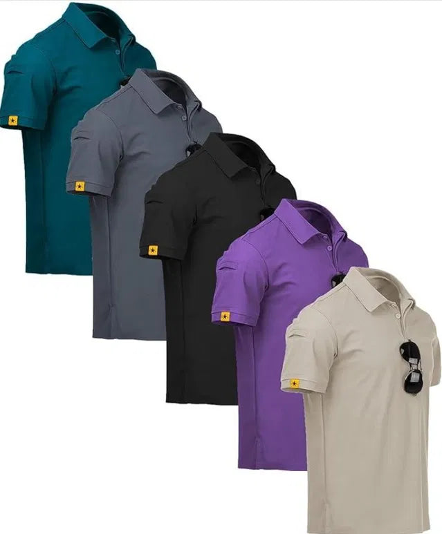 pack of 5 polo tshirt Main image