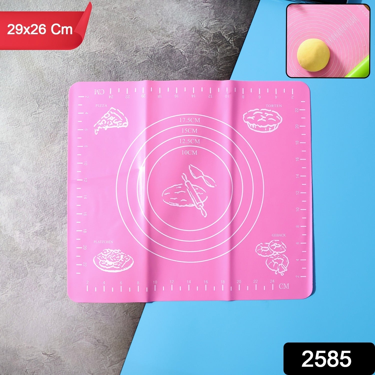 Silicone Baking Mat – Non-Stick with Measurement Guides Secondary image