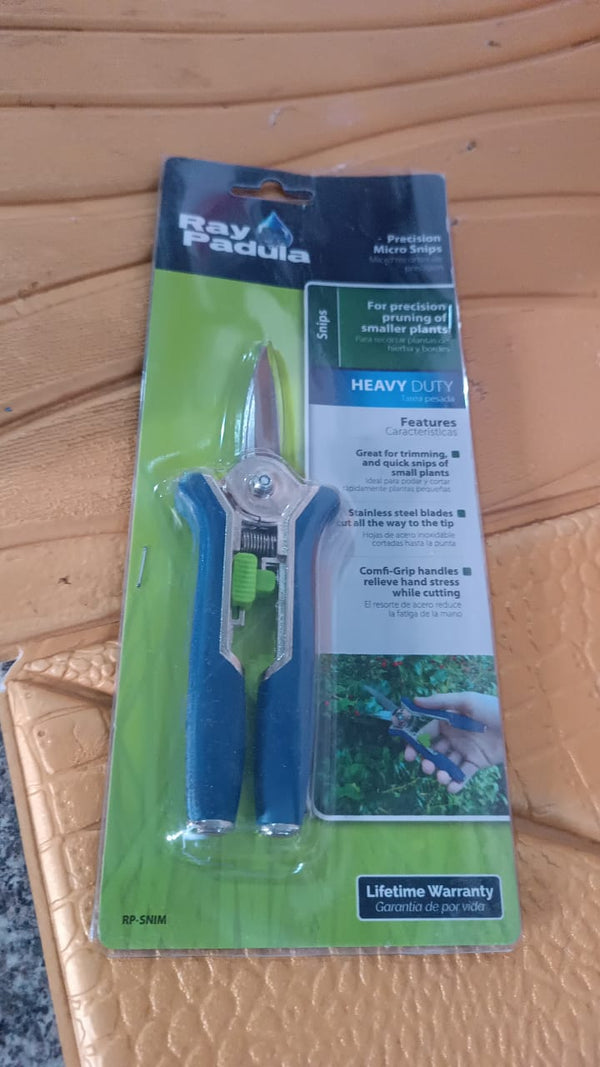 Packaging box of precision micro garden snip pruning scissors