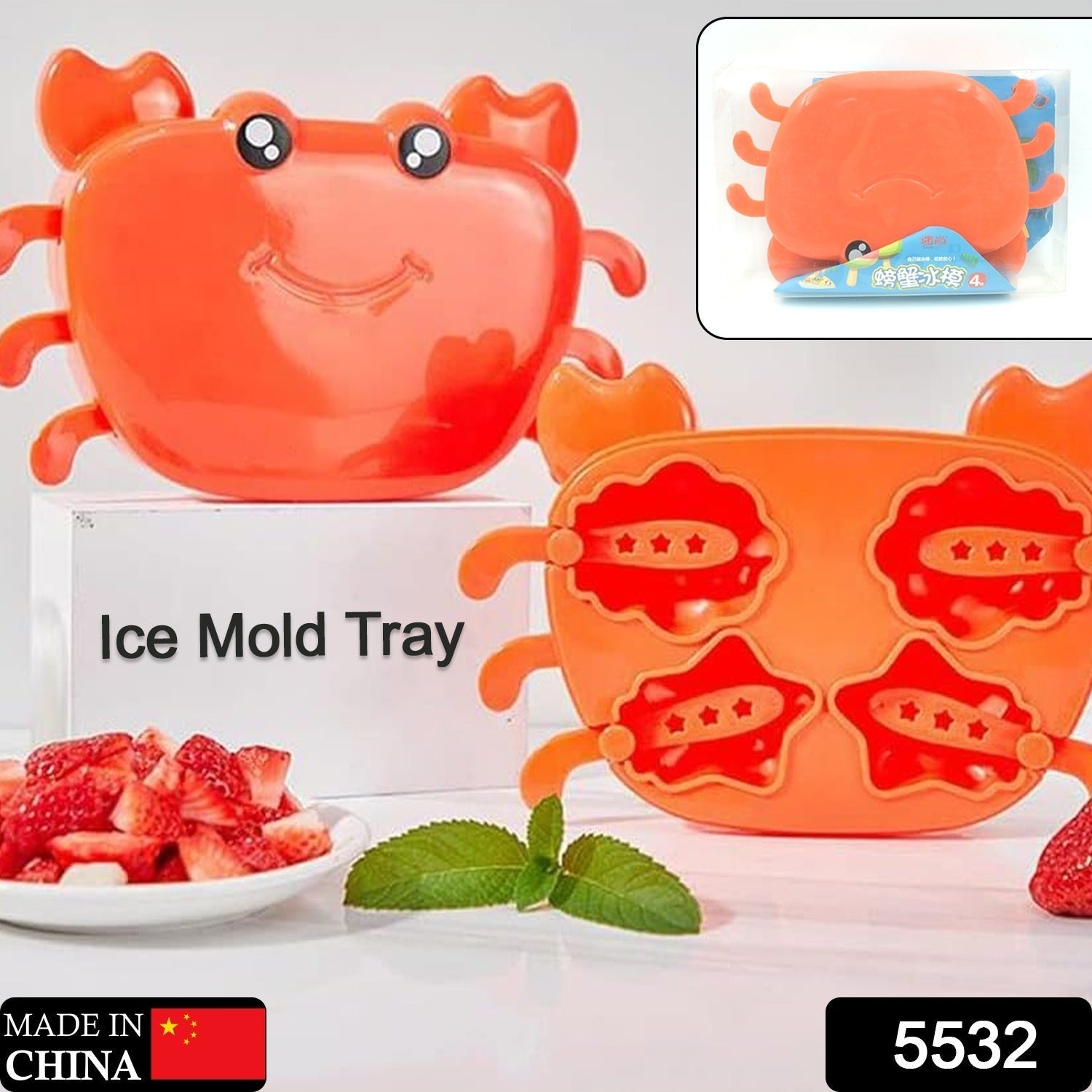 Crab Ice Mold – Fun Silicone Ice Cube Tray for Drinks | ChillPour Secondary image