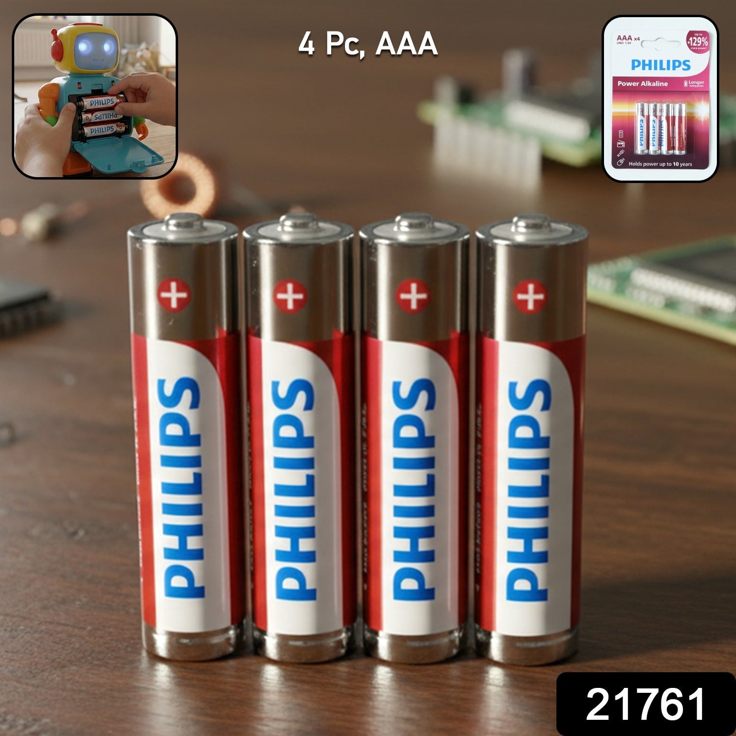 AAA Alkaline Batteries – Long-Lasting 4-Pack Power Cells Secondary image