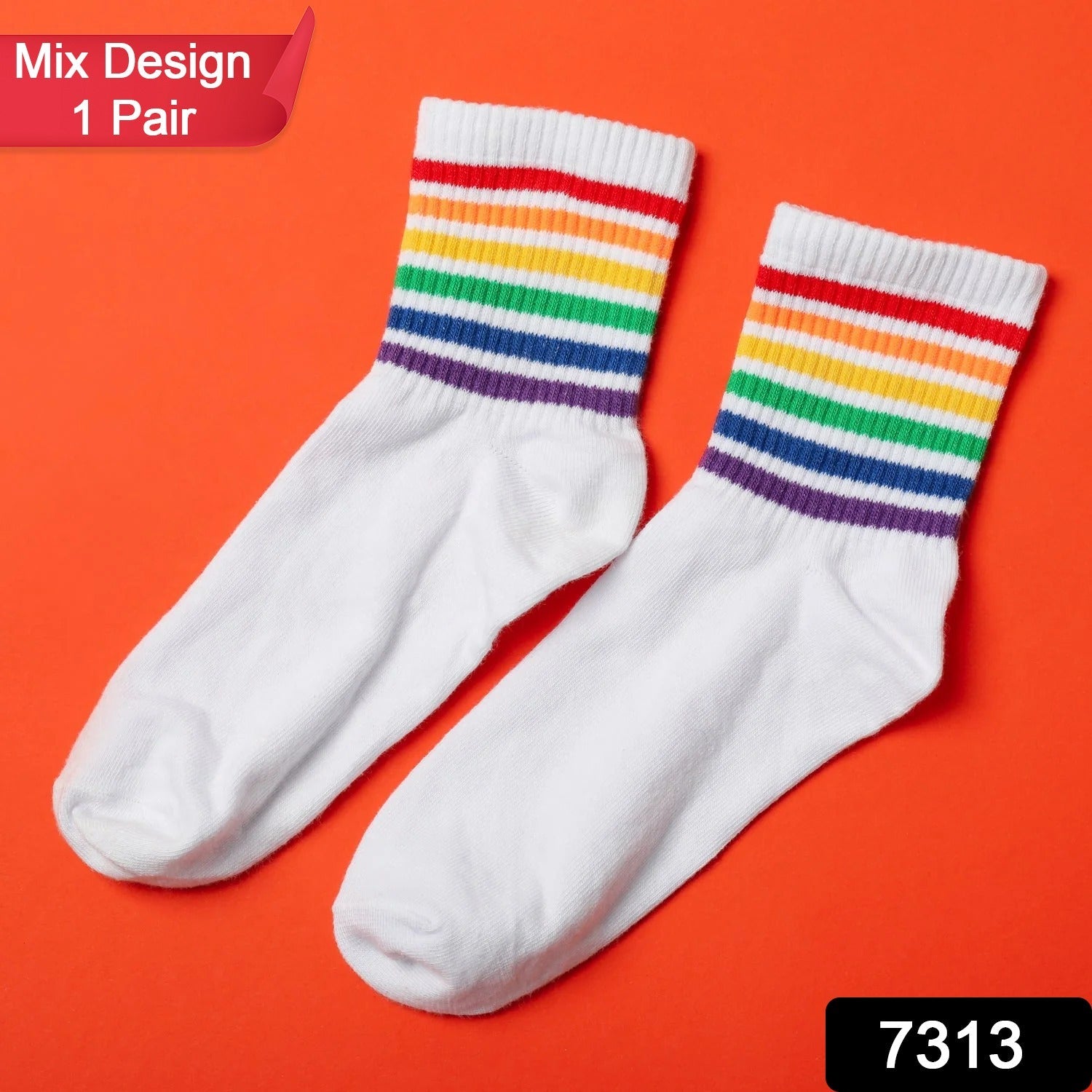Printed Designer Socks – Trendy & Assorted | PillowTrek Secondary image