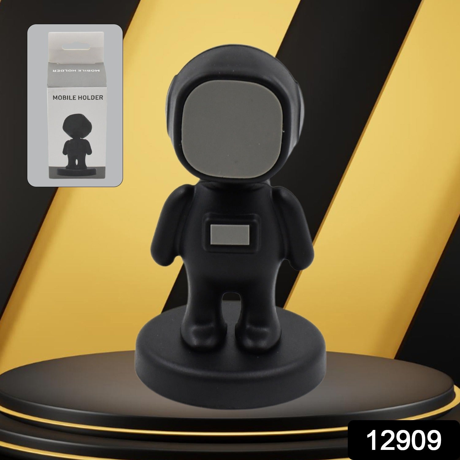 Cartoon Astronaut Magnetic Phone Holder – 360° Rotating Car Mount | Gambit Secondary image
