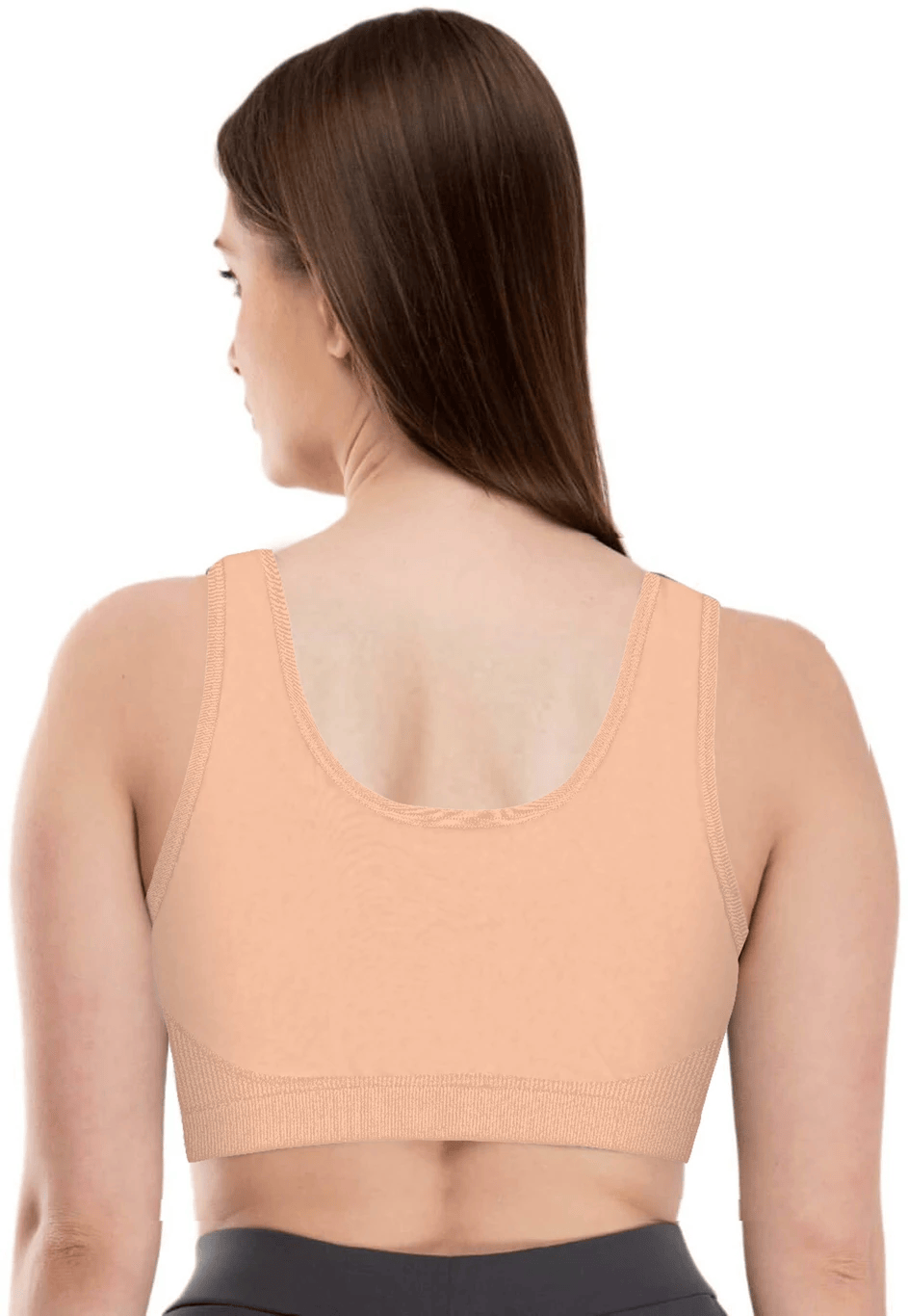 Women'S Nylon & Cotton Non Padded Non-Wired Sports Bra ( Pack Of 3 ) Secondary image