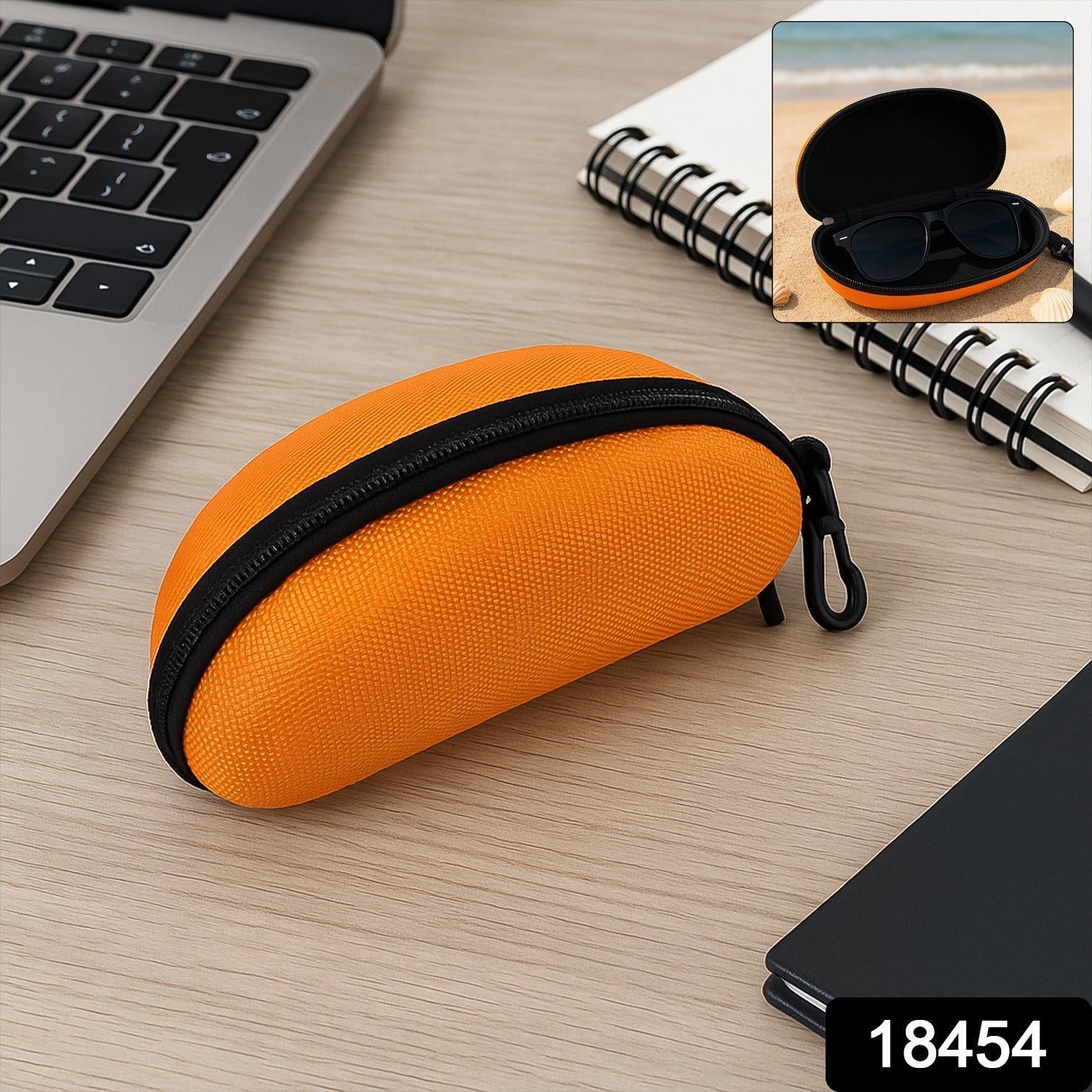 Zipper Sunglasses Case – Hard Shell Eyewear Protection | FERVENT Secondary image