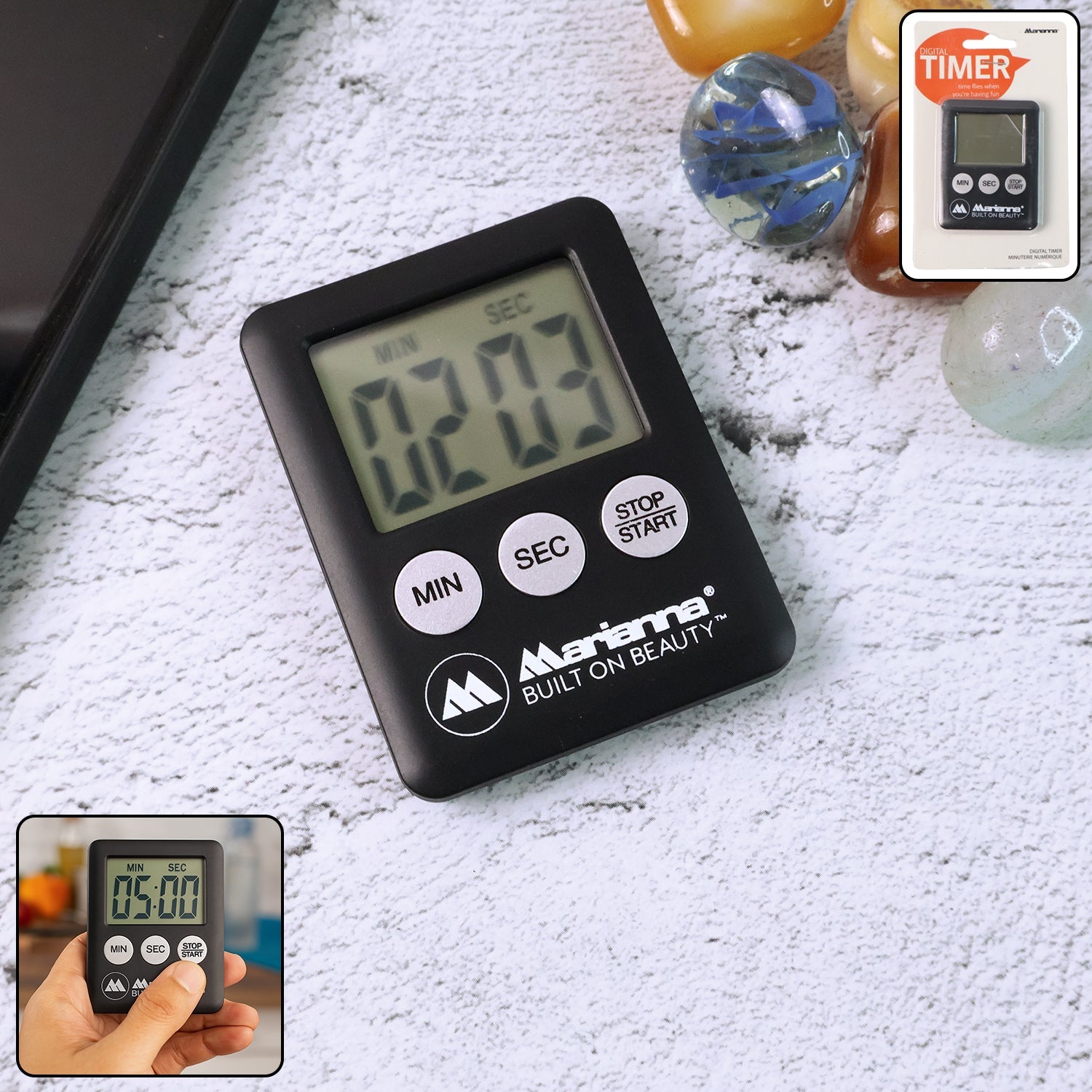 Digital Kitchen Timer – Large Display, Loud Alarm & Magnetic Mount Secondary image