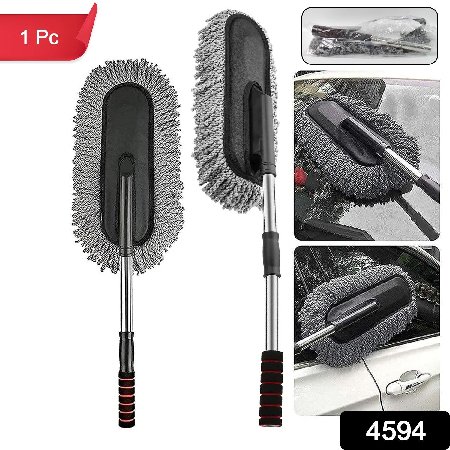 Car Dust Brush – Gentle Interior & Exterior Cleaning | Velvet Wheels Secondary image