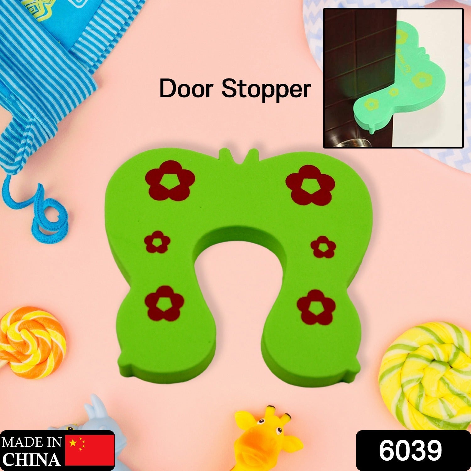 Baby Safety Door Stopper – Cute Animal Finger Pinch Guard | AutoSafeo Secondary image