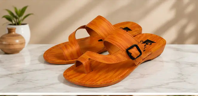 Men's Printed Flip Flops & Buckle Slippers – Lightweight Comfortable Rubber Sole Casual Sandals