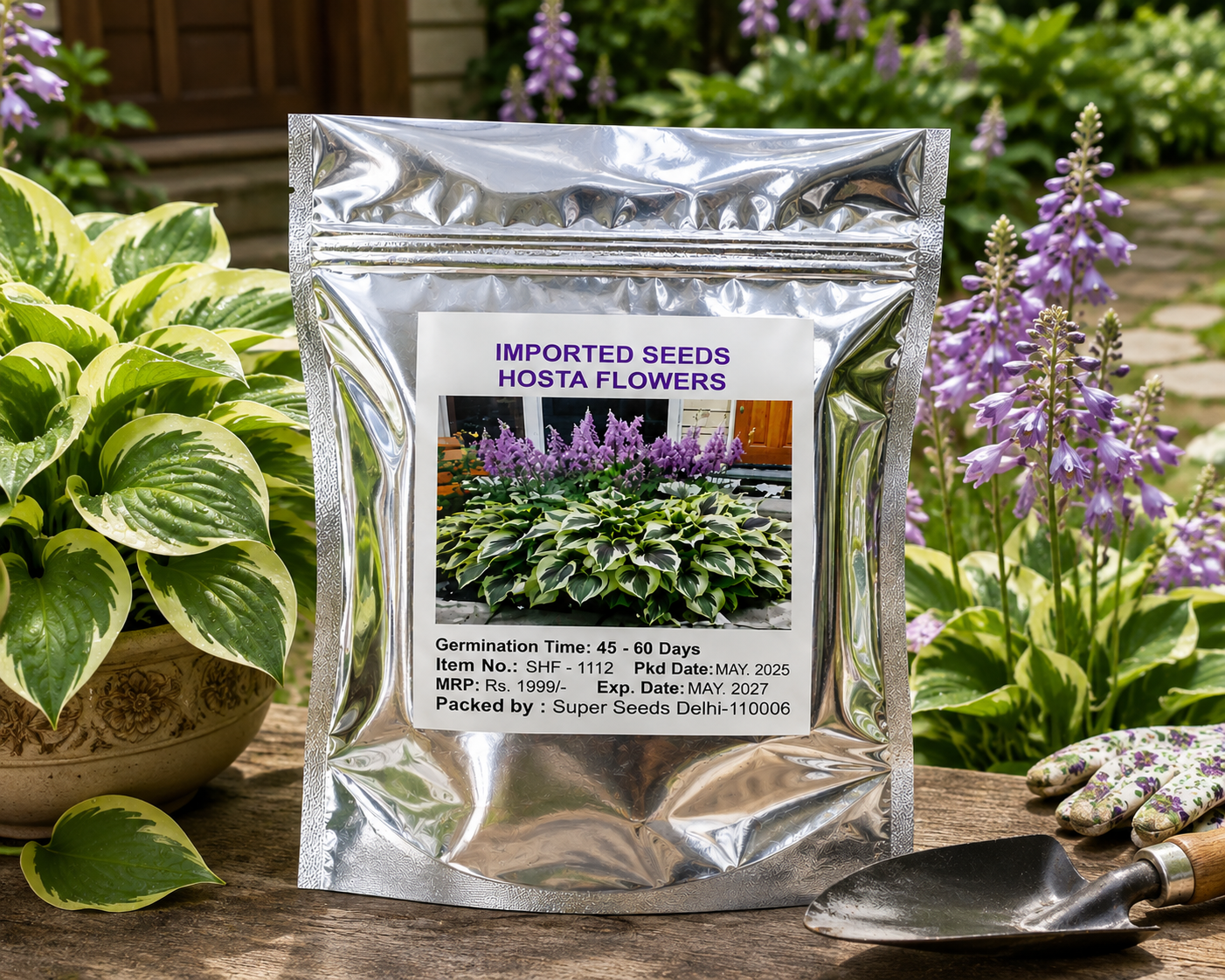 "Shade-Tolerant and Cold-Hardy Hosta Flowers Seeds" Secondary image