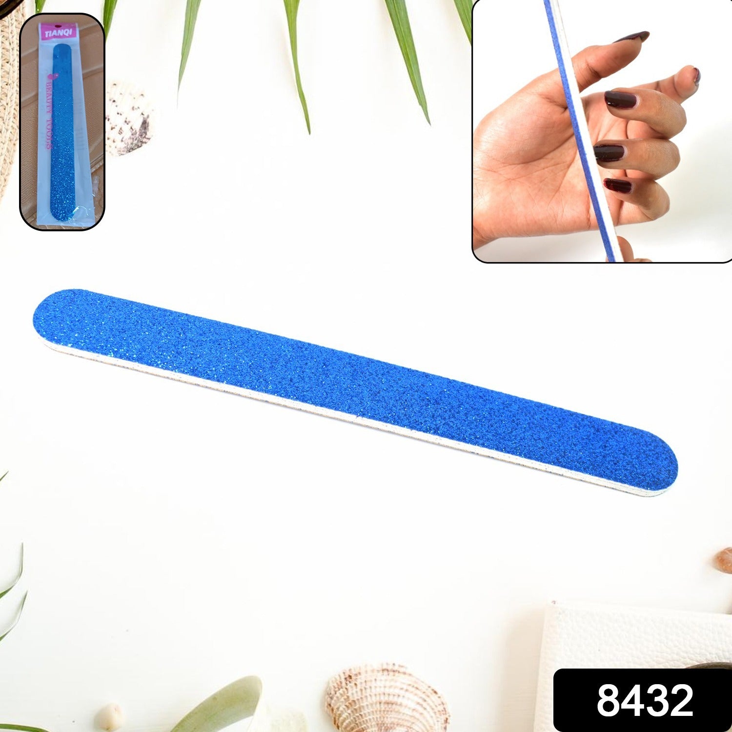 Professional Nail File Double Sided 18 cm – Durable & Precise | AuriGlam Secondary image