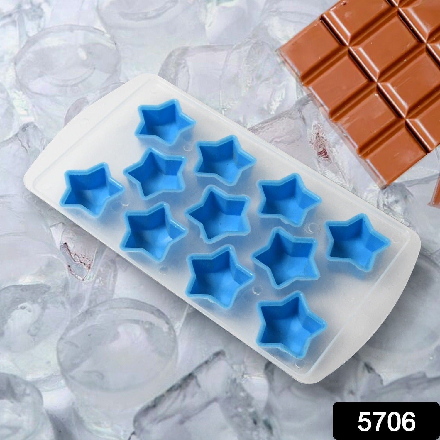 Silicone Ice Cube Tray – Multi-Shape Molds & Easy Release | Indo Glow Secondary image
