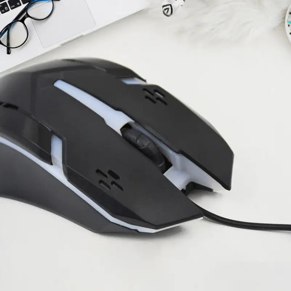 USB Wired Optical Gaming Mouse – Ergonomic LED Backlit Mouse for Laptop, PC & Desktop