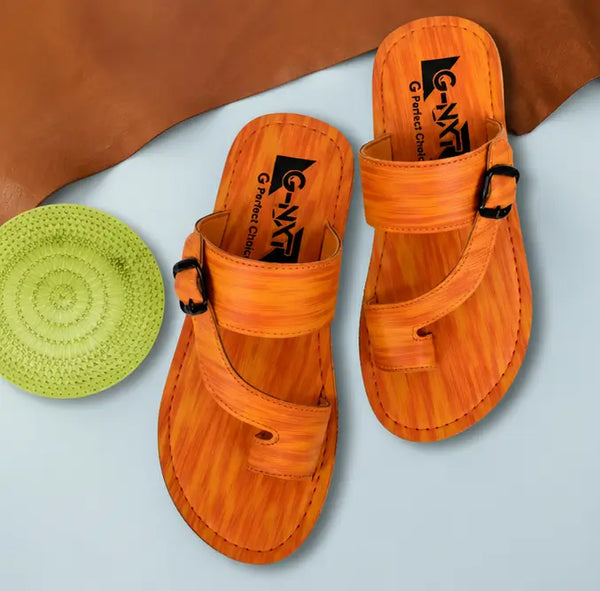 Men's Printed Flip Flops & Buckle Slippers – Lightweight Comfortable Rubber Sole Casual Sandals