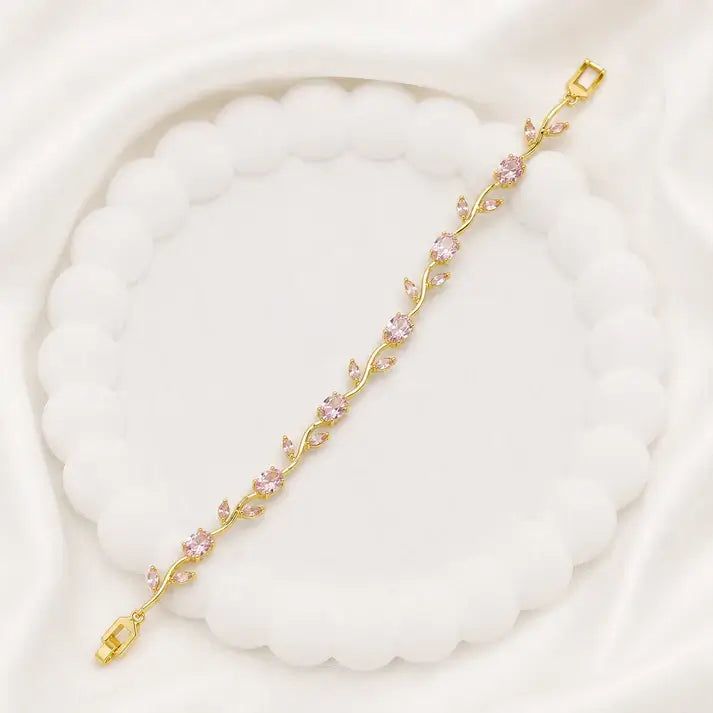AD Stone Tulip Bracelet for Women & Girls  Bracelets