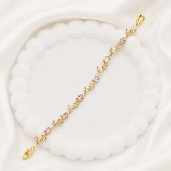 AD Stone Tulip Bracelet for Women & Girls  Bracelets