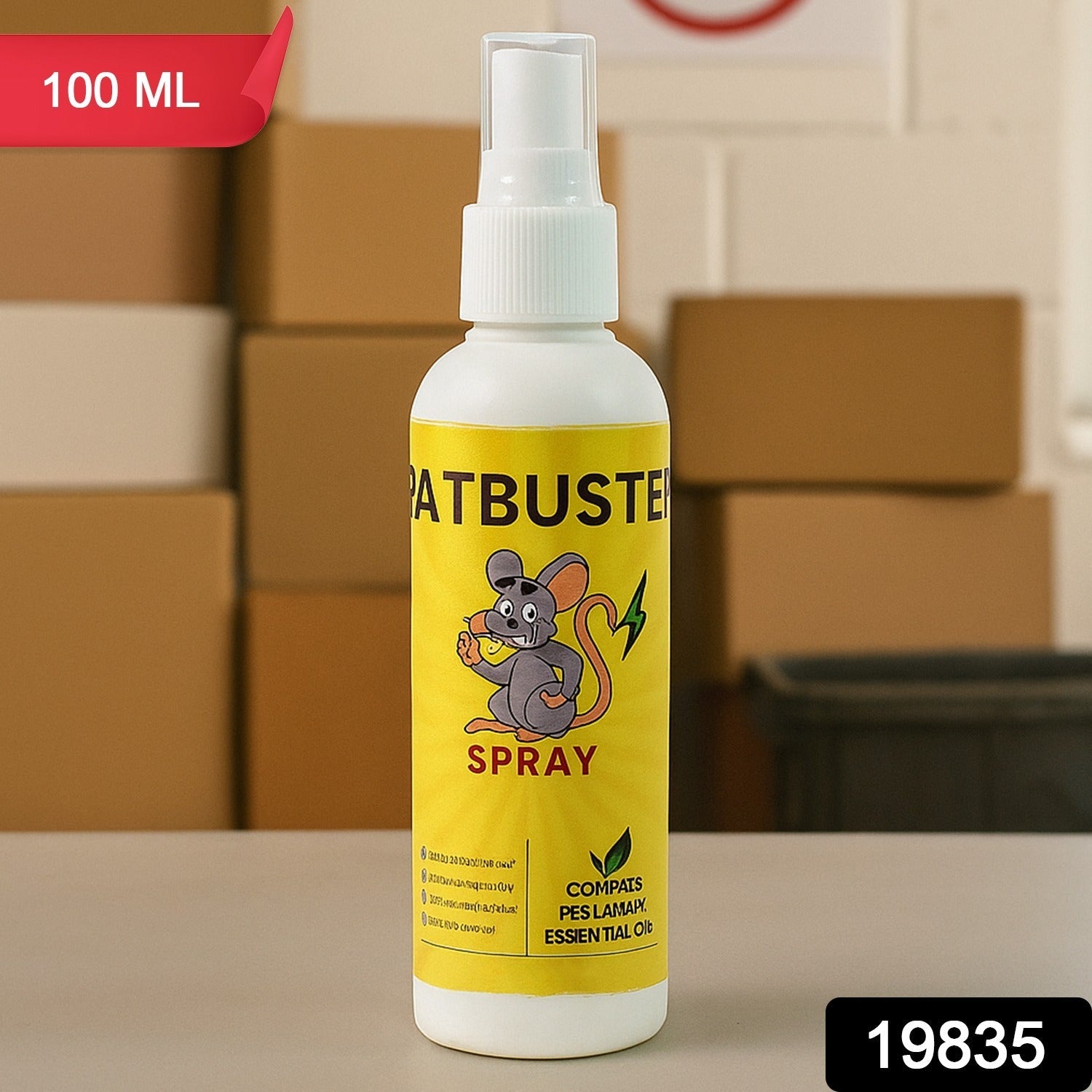 Rat Repellent Spray 100ML – Non-Toxic Herbal Rodent Control Secondary image