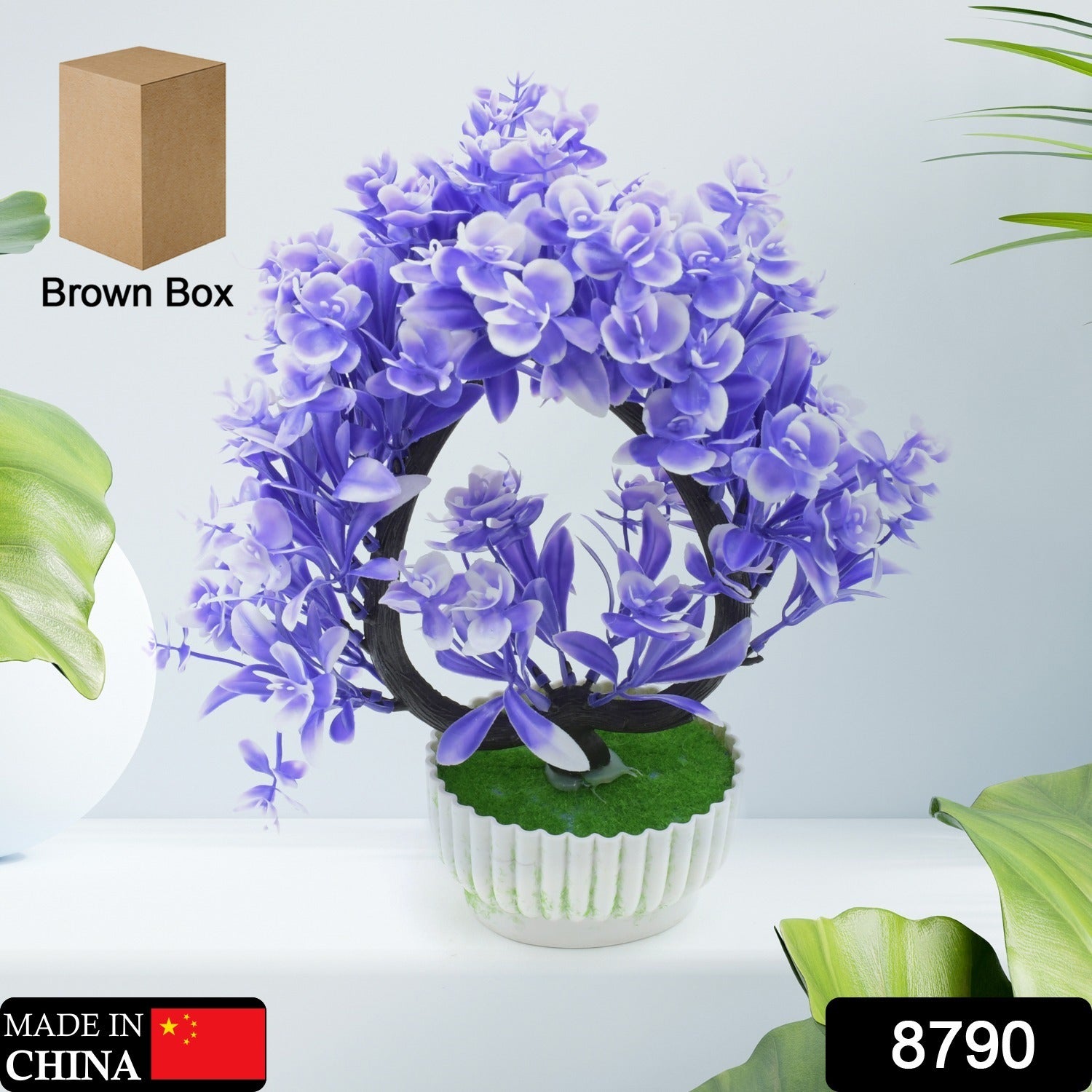 Artificial Flower Plant with Pot – Home & Office Decor | Styleva Secondary image