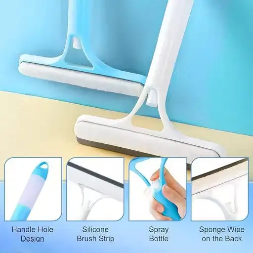 3-in-1 Spray Glass Wiper Cleaner for Home and Car Main image