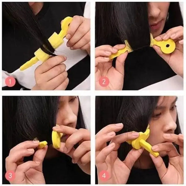 Soft Foam Hair Curling Rollers – Heatless Hair Curlers for Natural Waves & Curls (3 Pc)