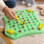 Educational puzzle game set with pop board and colorful matching stickers