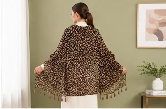 Women's Georgette Scarf – Printed Lightweight Fashion Stole for Daily Wear