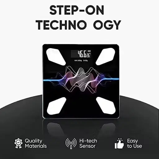 Digital Tempered Glass Weighing Scale – X-Design LCD Display