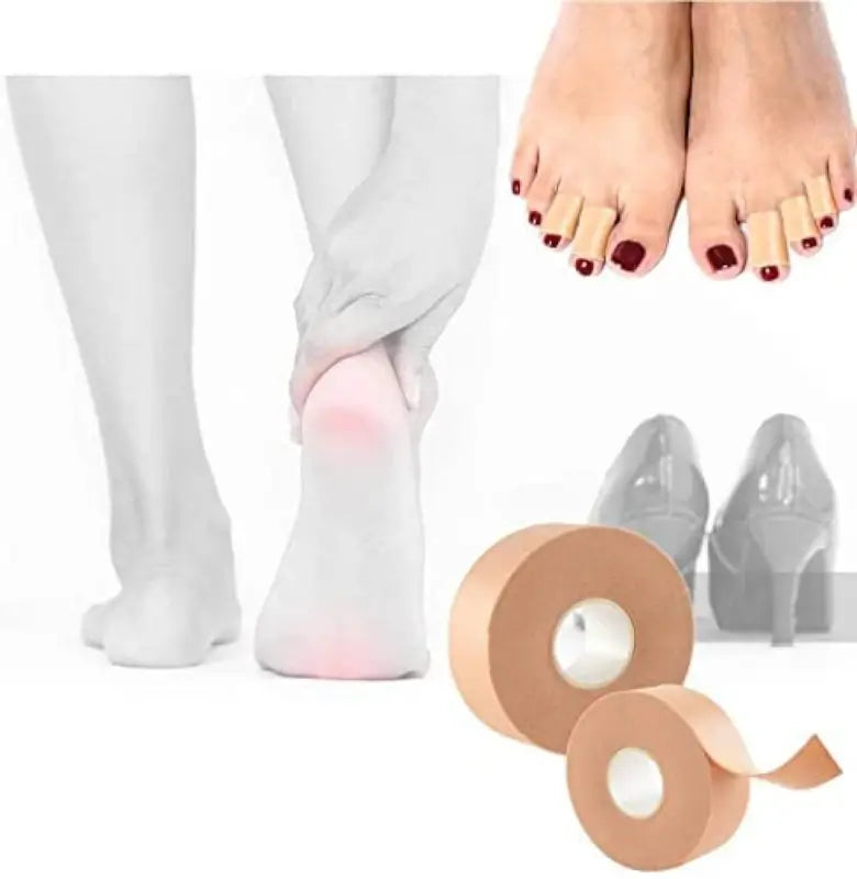 Waterproof Foot Care Sticker Heel Grip Tape, Multi-Purpose Anti-Slip Feet Pad Adhesive Heel Insole Cushion Shoe Tape Cushioned Protection Shoes Insoles Insert Sticker for Prevention and Heali