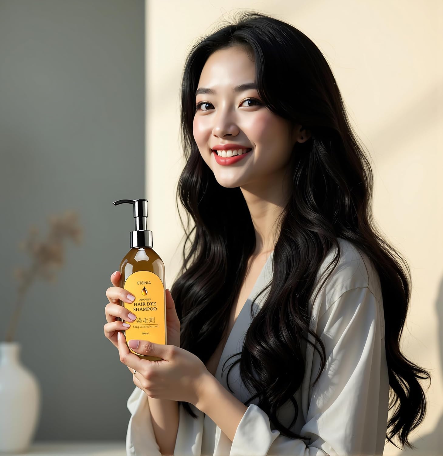 Japanese Long Lasting Natural Hair Dye Shampoo ( PACK OF 4) Secondary image
