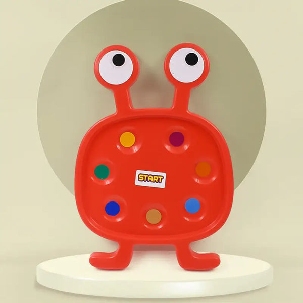 Fu Fu Monster Balance Ball Game – Kids Early Learning Skill Toy with Stick & Color Balls (Multicolor)