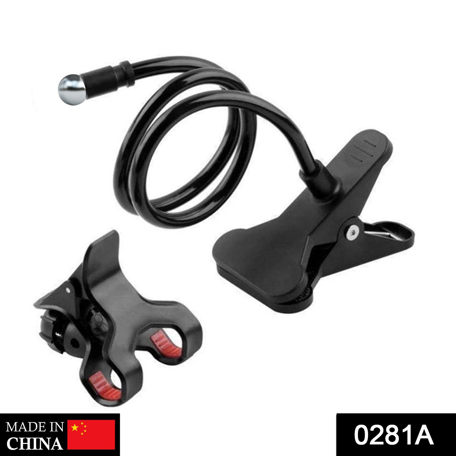 Flexible Phone Stand – 360° Portable Metal Holder | Natation Secondary image