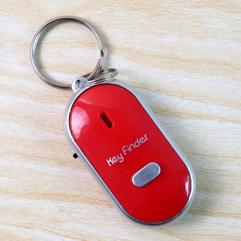 Anti-Lost Key Finder Whistle Keychain | Sound Activated LED Key Locator Alarm (1 Pc) Main image